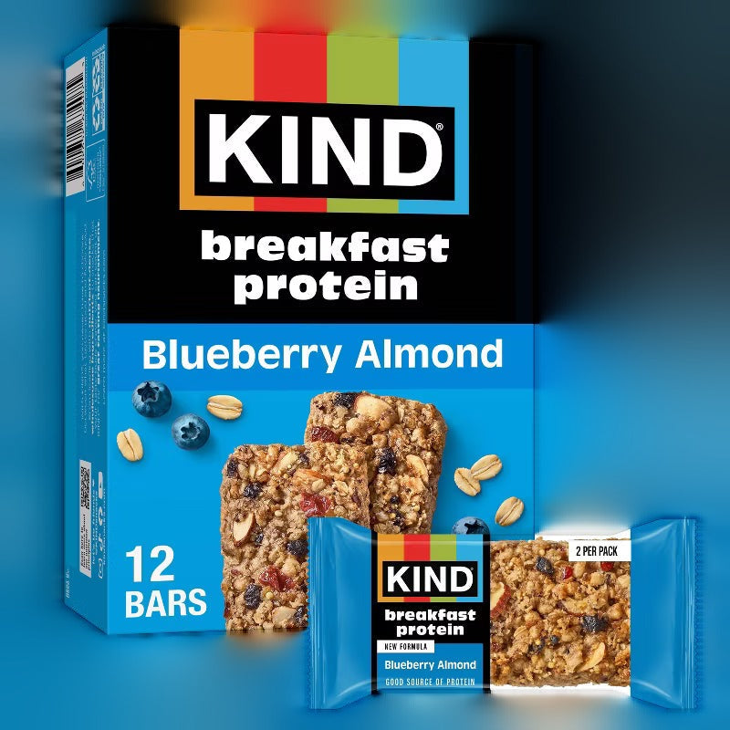 Blueberry Almond Breakfast Bars (12 CT)