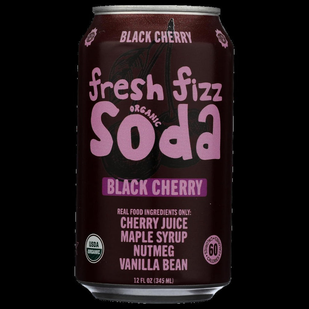 Organic Black Cherry Soda (12 Pack)