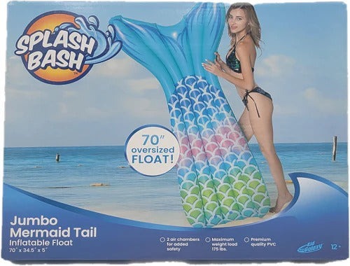 Inflatable Float Jumbo Mermaid Tail