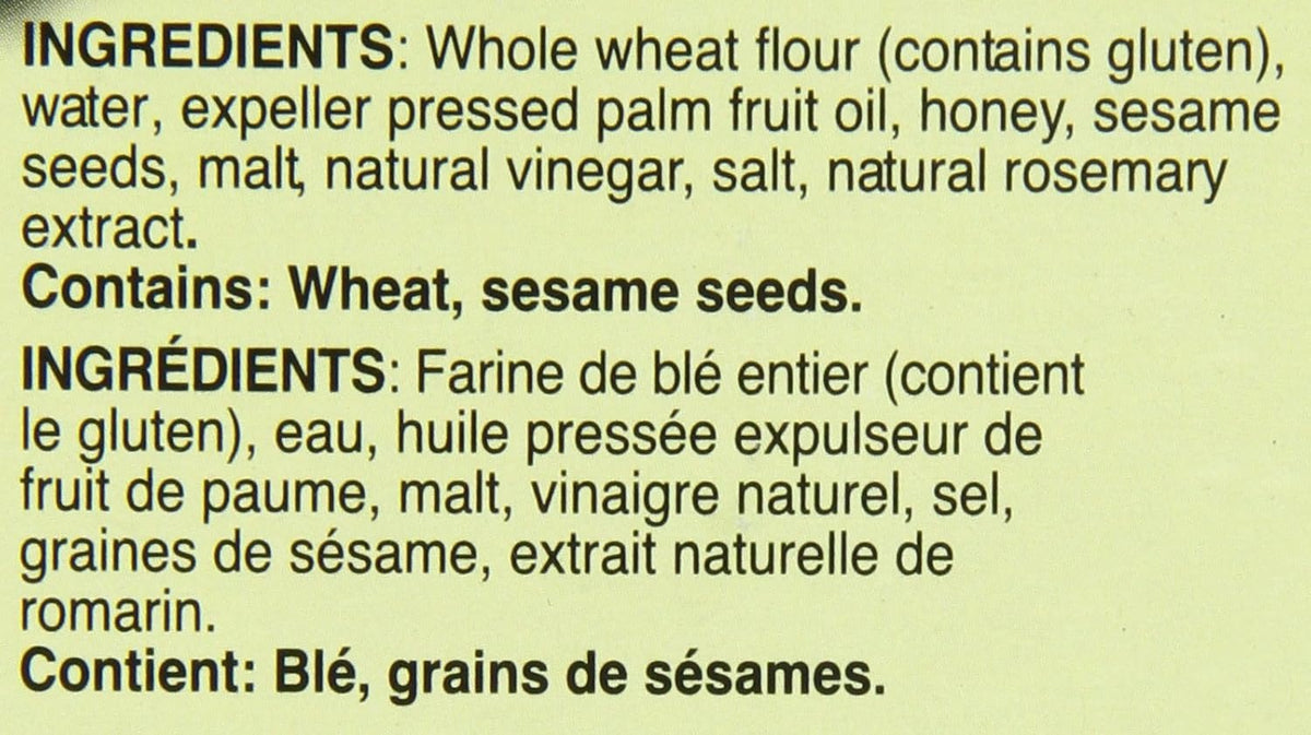 Whole Wheat Sesame Knockers Crackers