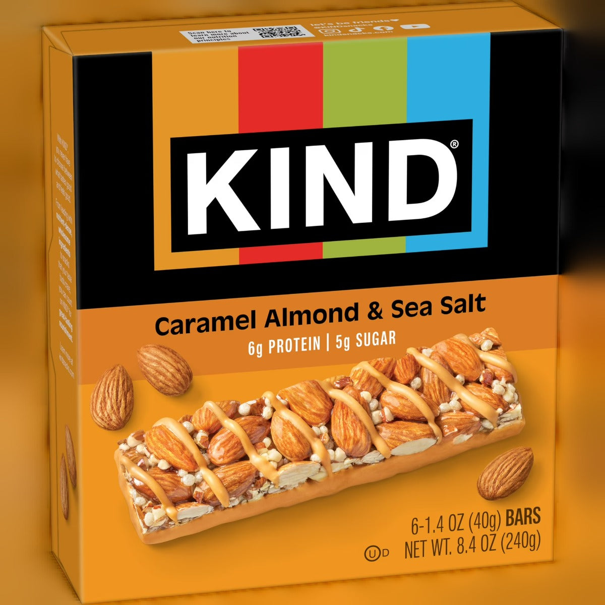 Caramel Almond & Sea Salt Bars (6 CT)