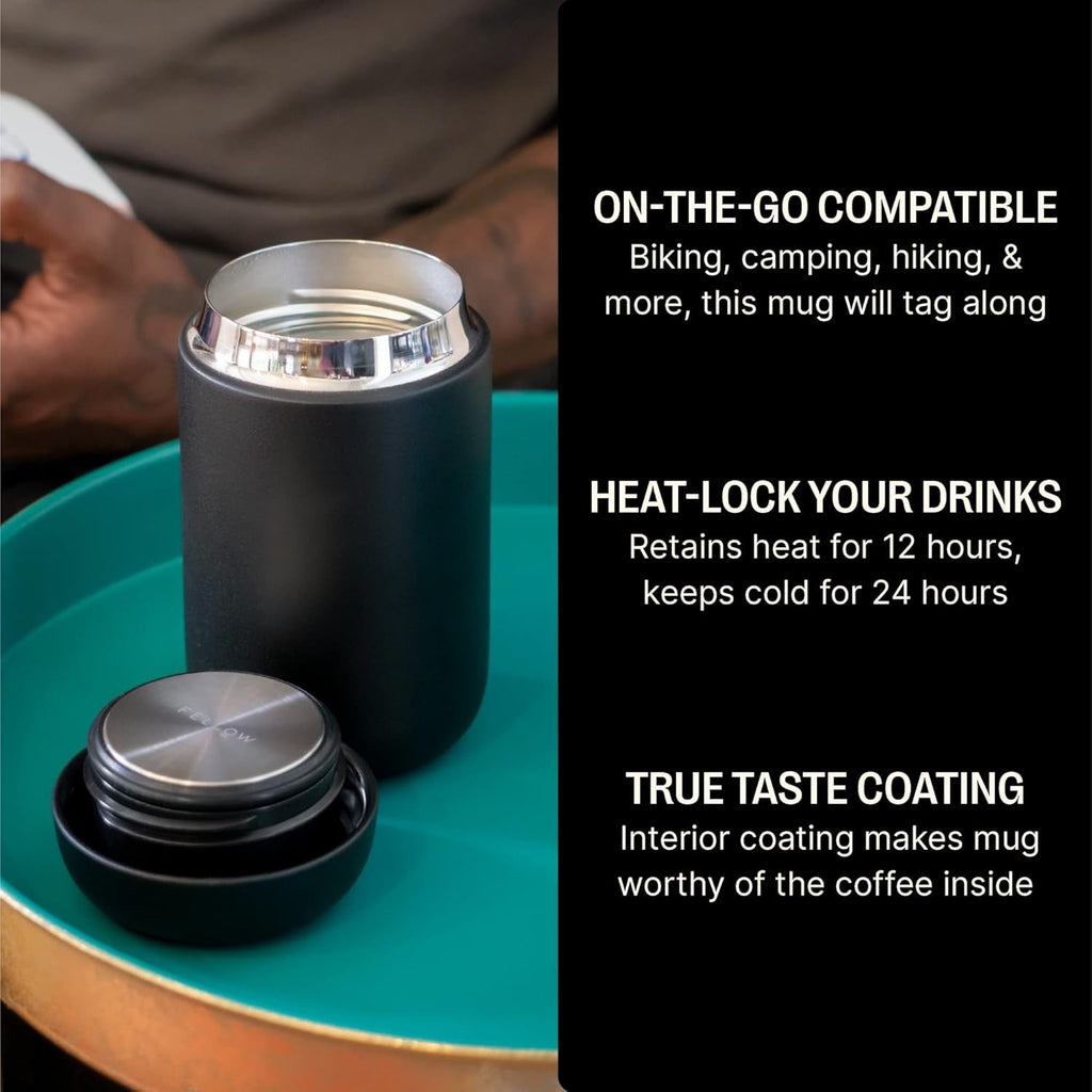 16oz Carter Wide Travel Mug - Black