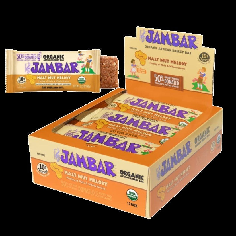 Organic Artisan Energy Bar Malt Nut Melody (12 CT)