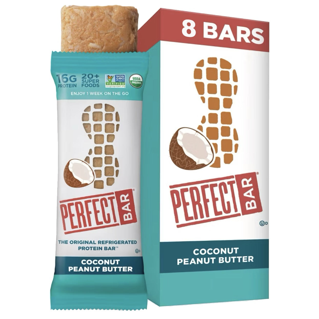 Coconut Peanut Butter Refrigerated Protein Bar (8 CT)