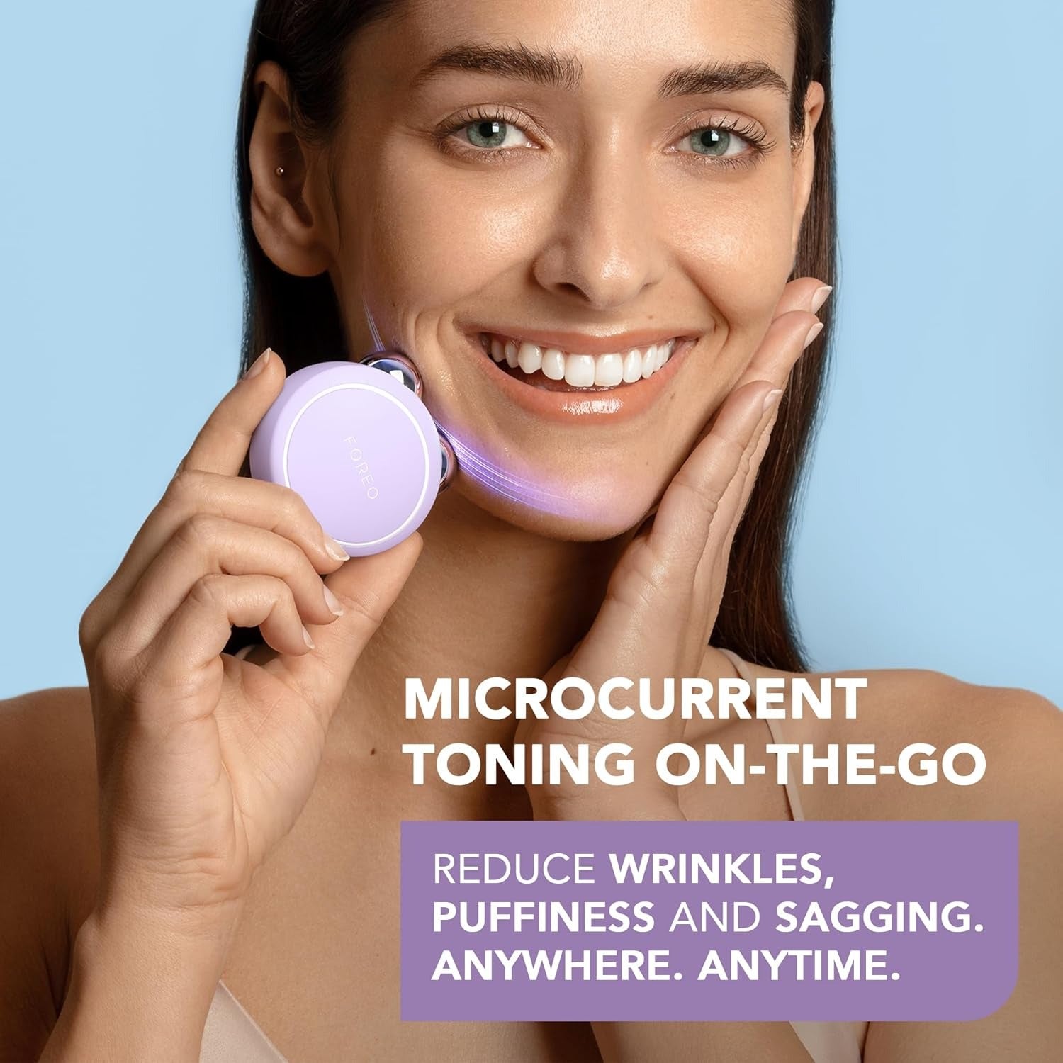 Bear 2 Go Microcurrent Facial Device - Lavender