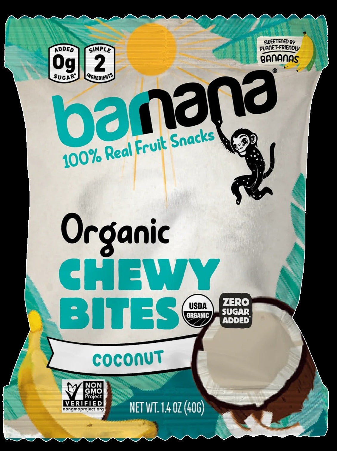 Organic Coconut Chewy Banana Bites