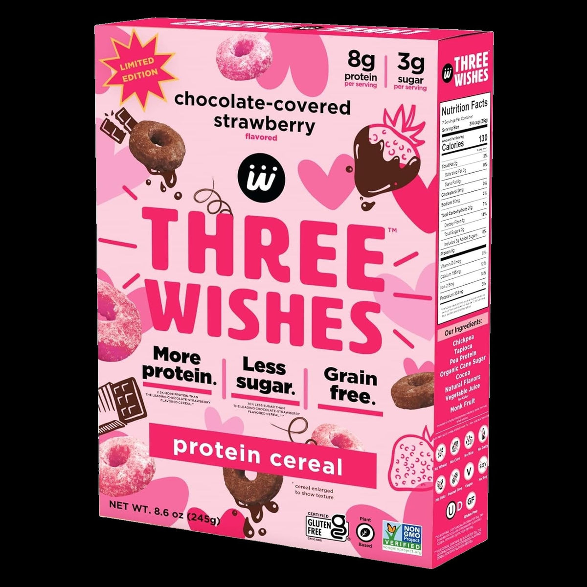 Chocolate Strawberry Protein Cereal