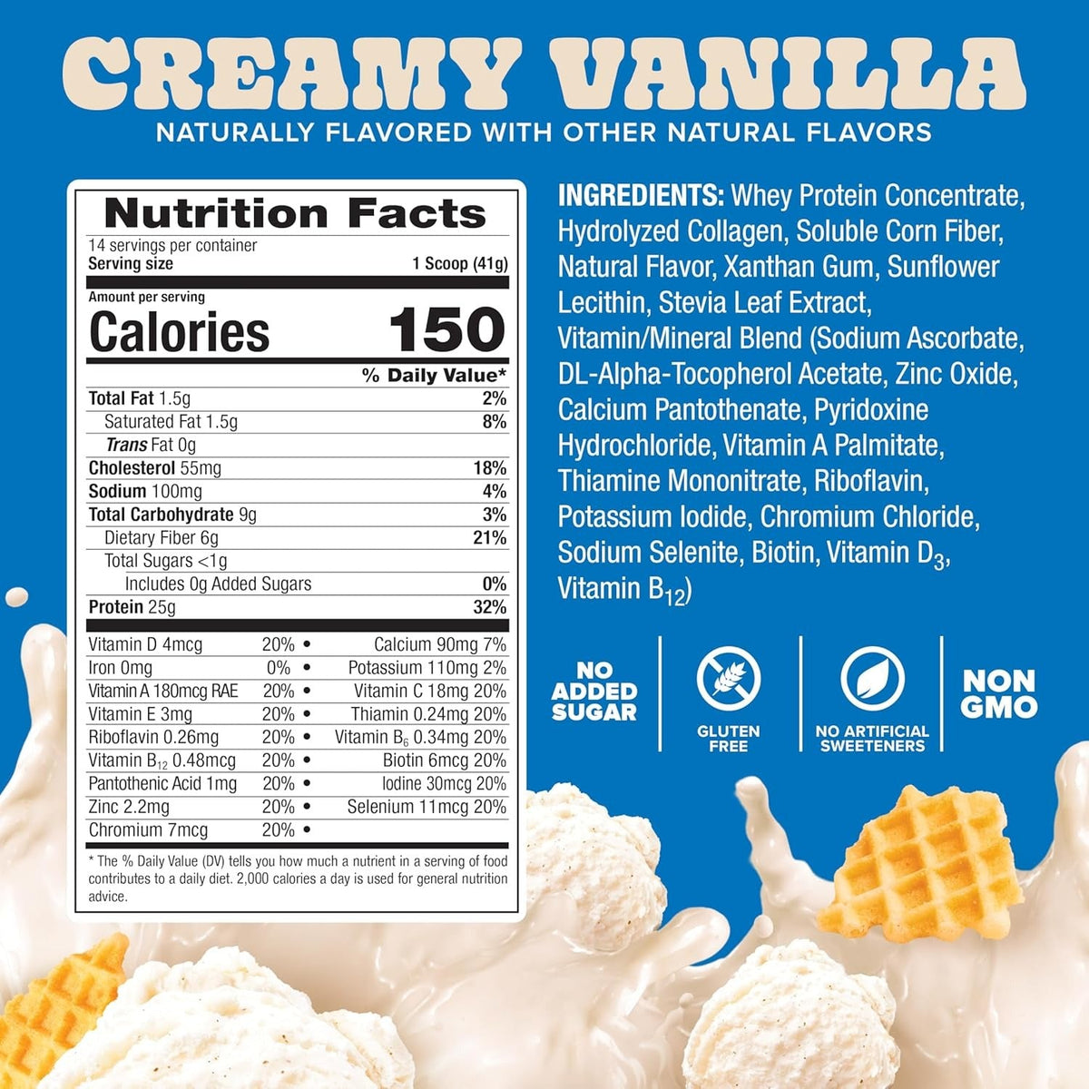 The All-In-One Protein Powder - Creamy Vanilla