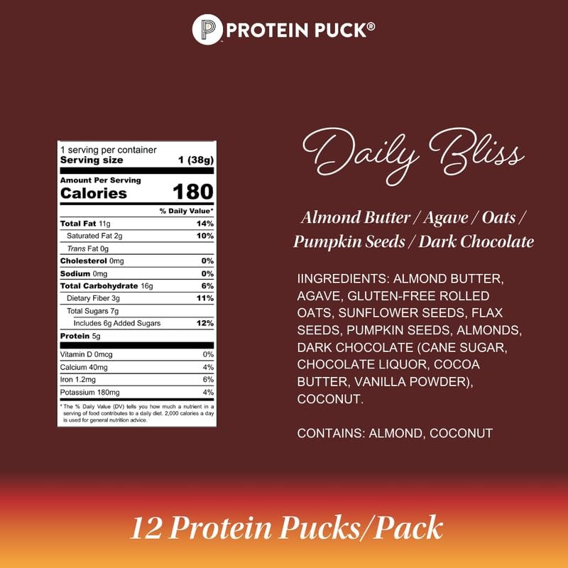 Daily Bliss Almond Butter & Dark Chocolate Bar (16 CT)