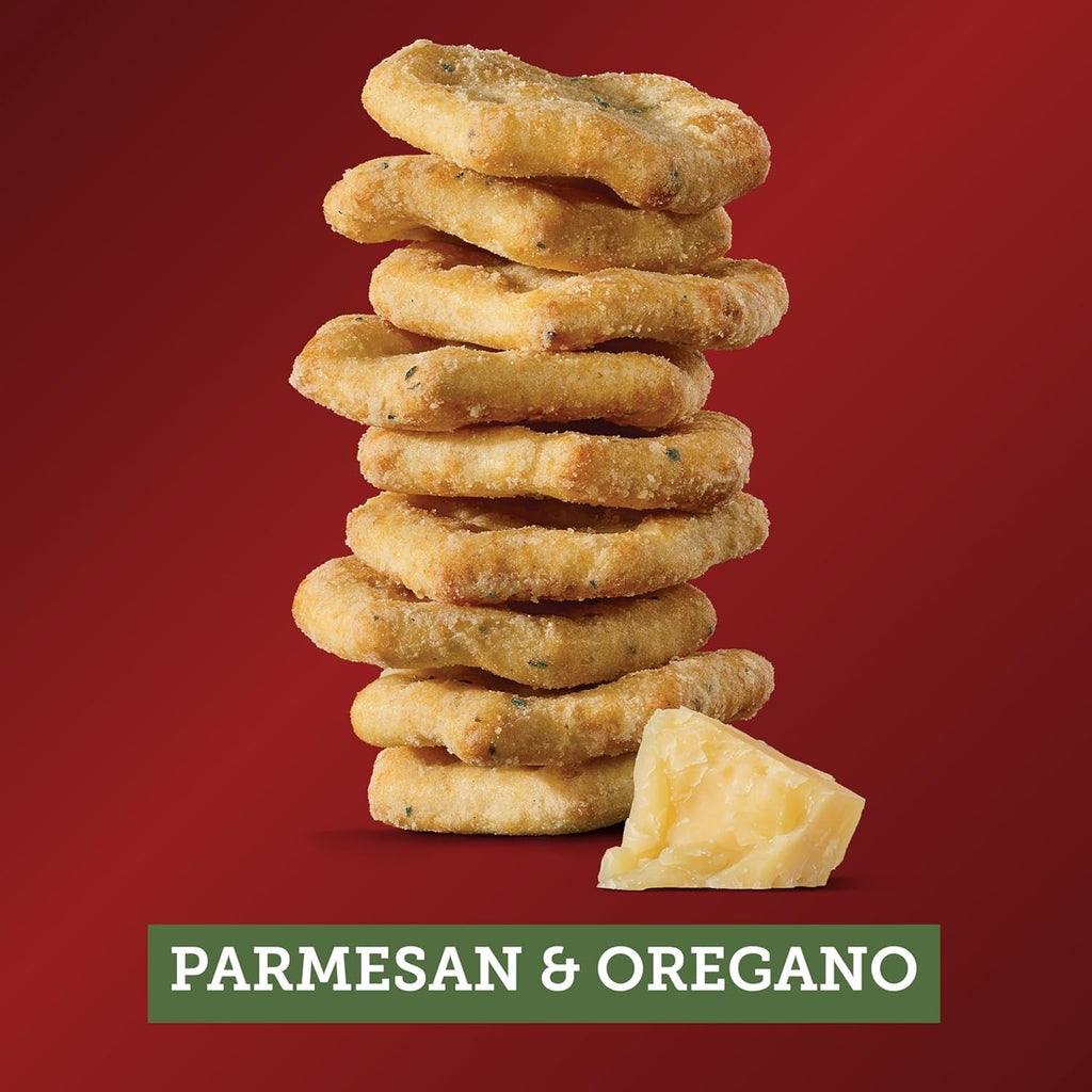 Cheese Bakes Parmesan and Oregano Crackers
