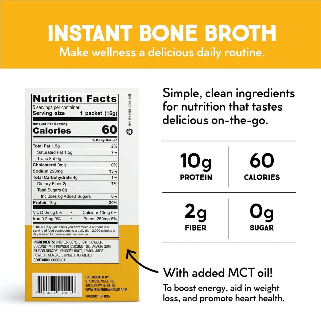 Chicken Lemon Ginger Bone Broth