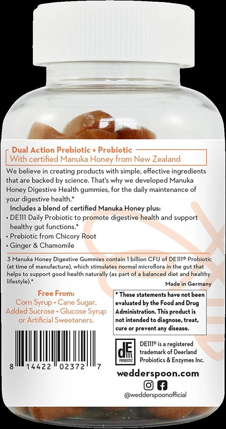 Manuka Honey Tropical Digestive Gummies