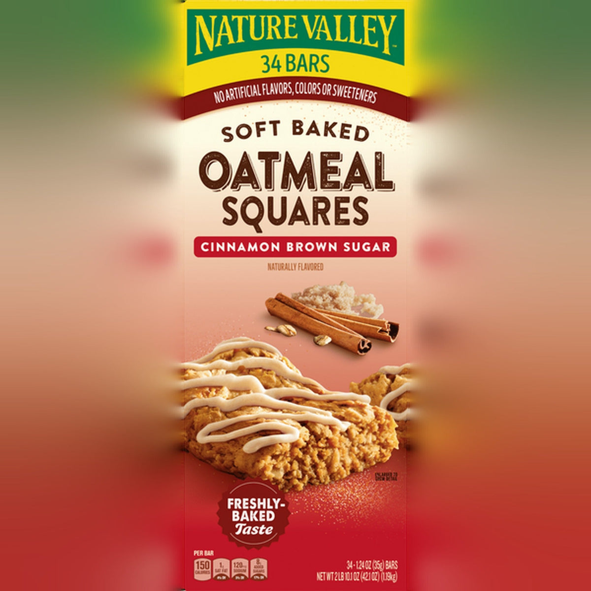Soft Baked Oatmeal Squares, Cinnamon Brown Sugar (34 CT)