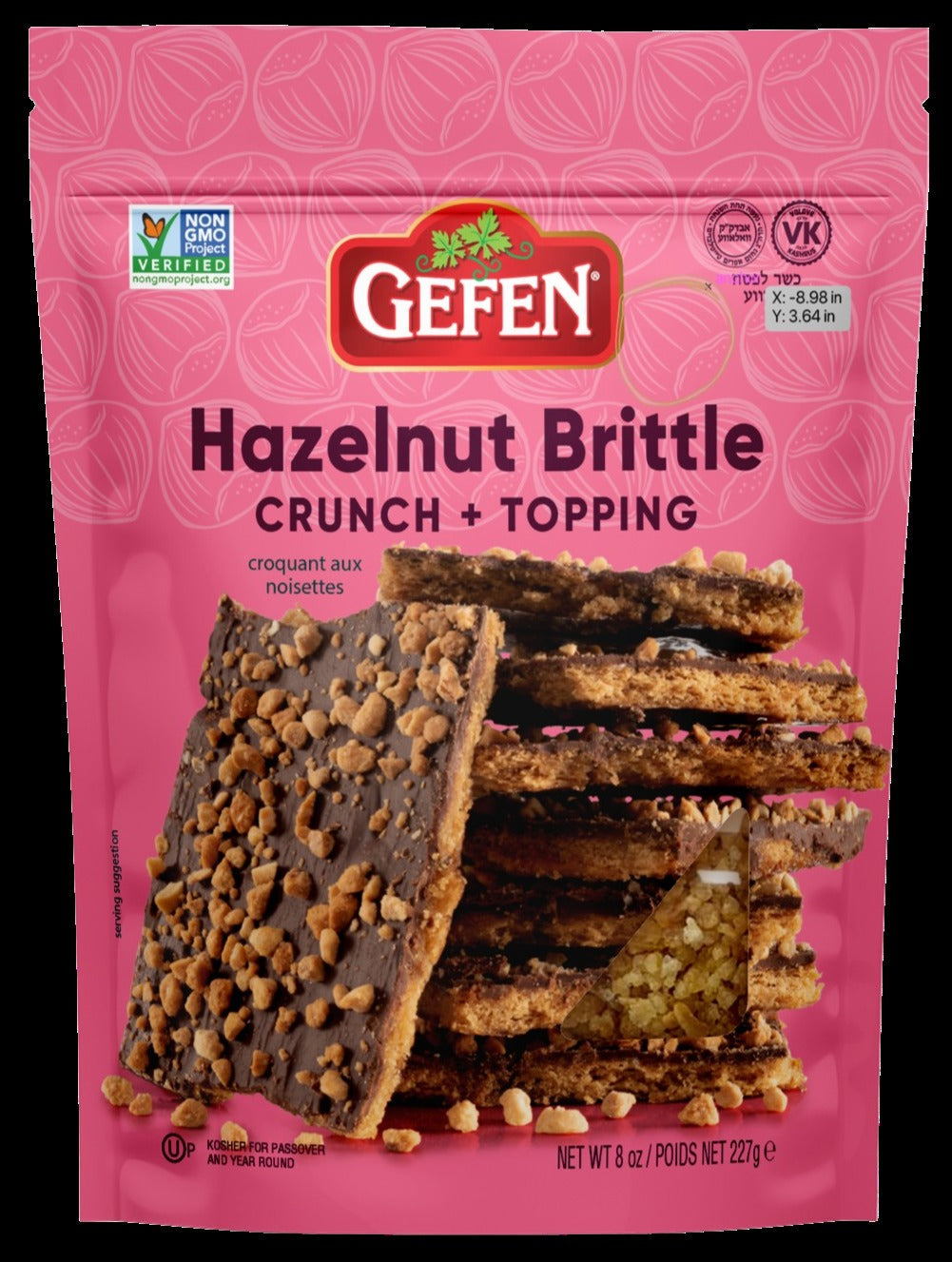 Hazelnut Brittle Crunch & Topping