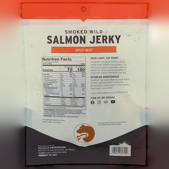 Spicy Heat Salmon Jerky