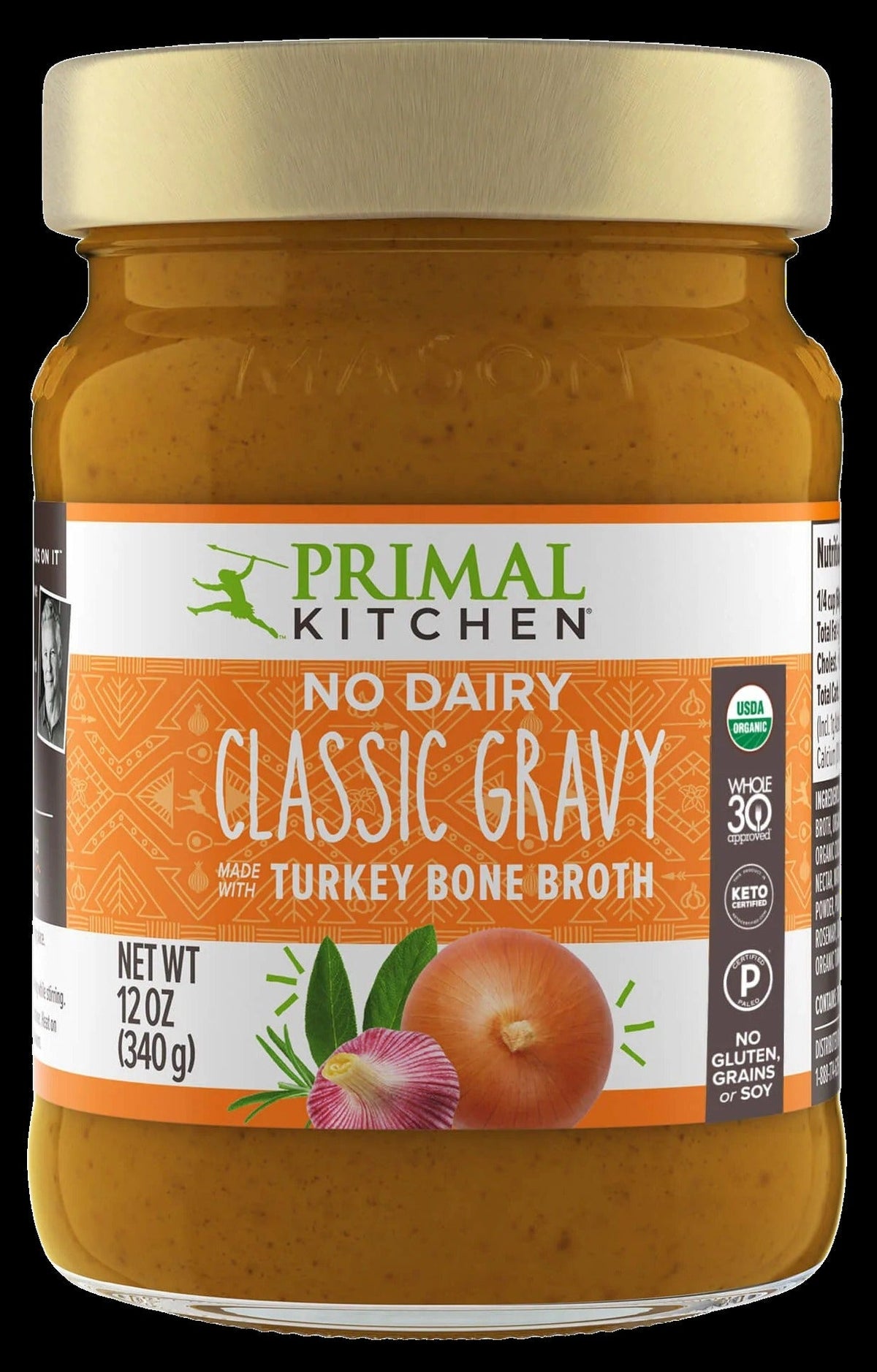 Organic Classic Gravy Made With Turkey Bone Broth