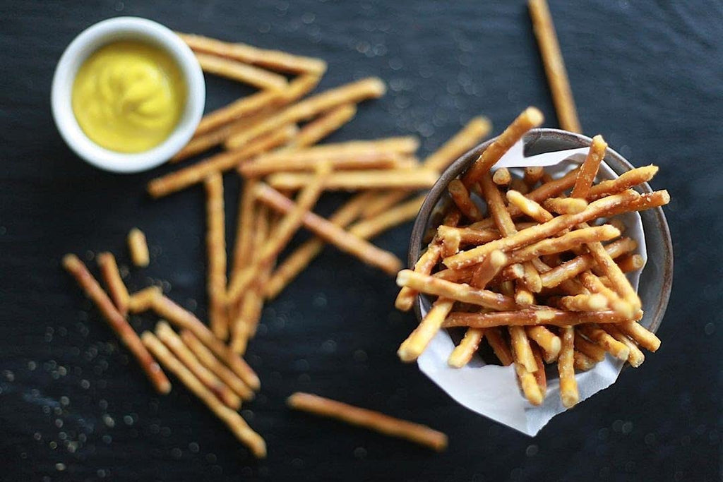 Yellow Mustard Pretzel Sticks