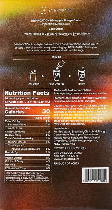 Drinkcation Pineapple Mango Oasis (10 CT)
