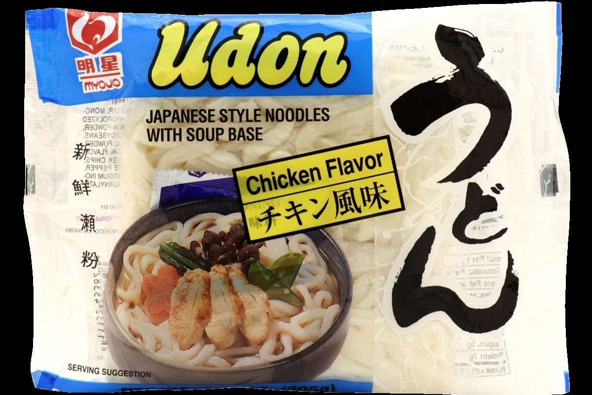 Chicken Flavor Japanese Style Udon Noodle Soup