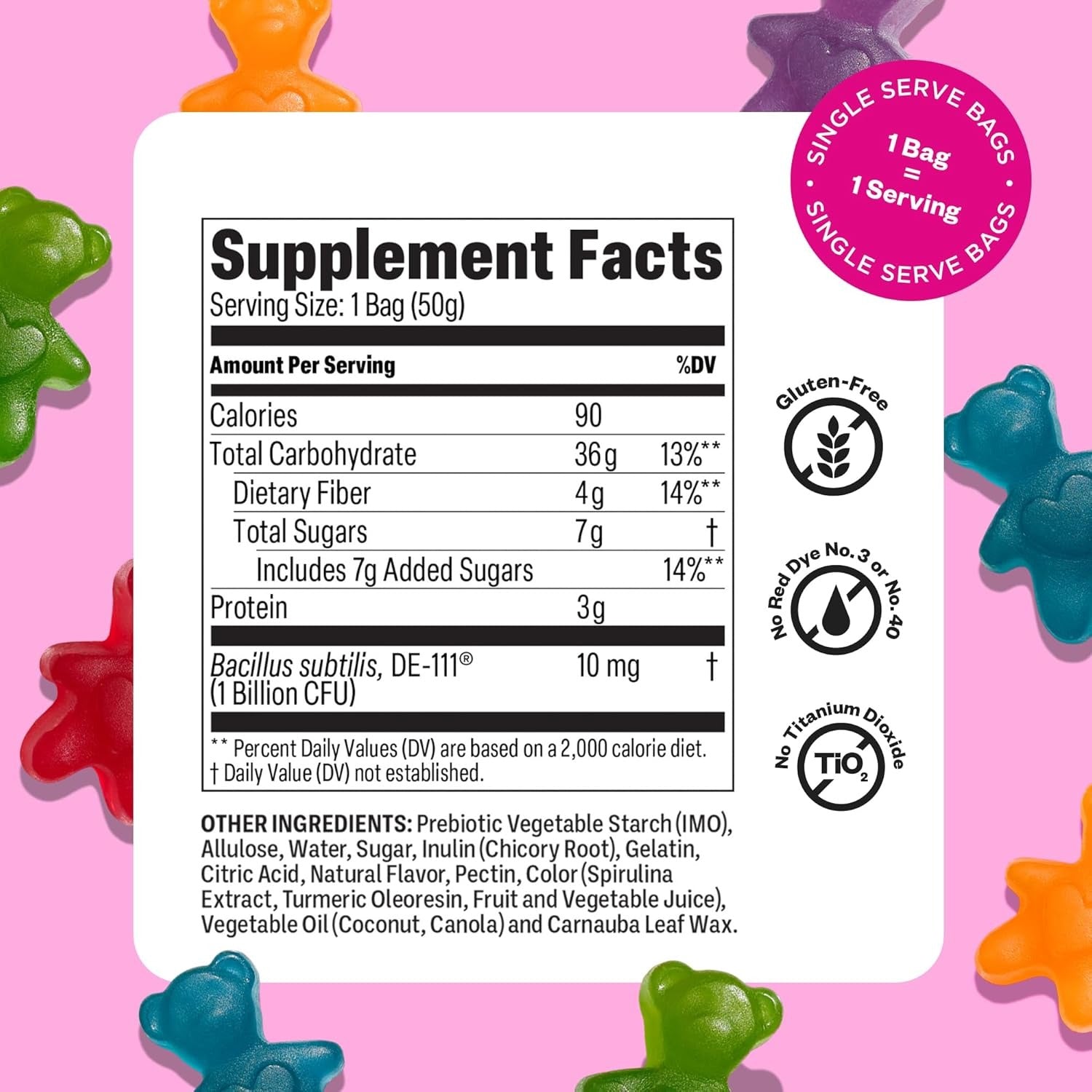 Belly Bears Fresh Fruit Medley Gummies