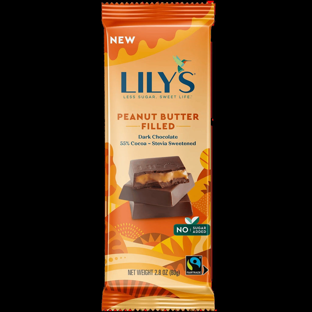 Peanut Butter Filled Dark Chocolate Bar