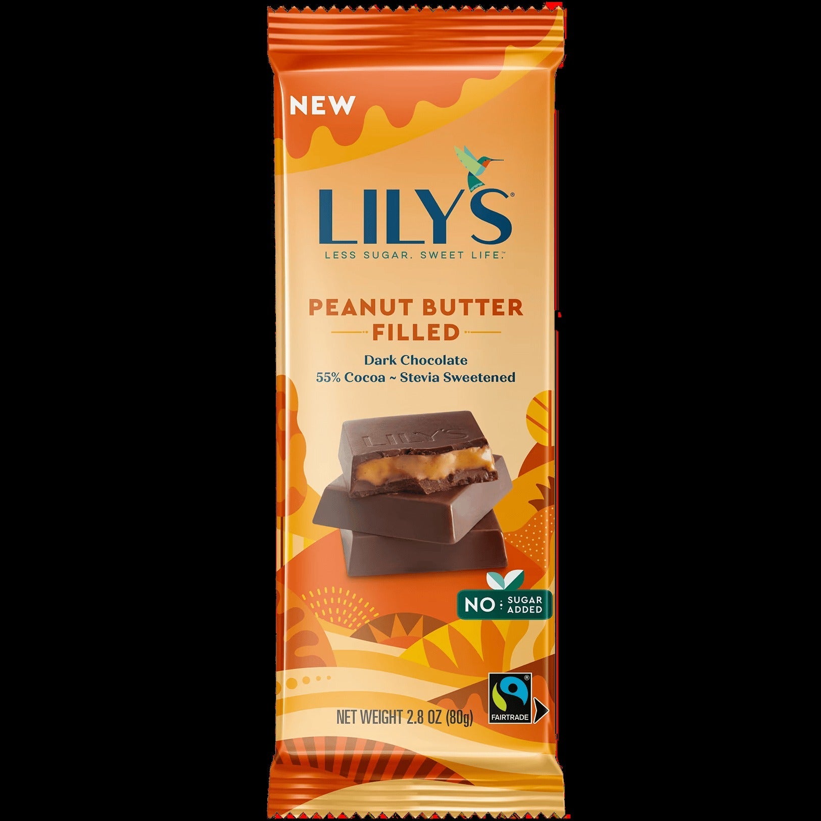 Peanut Butter Filled Dark Chocolate Bar