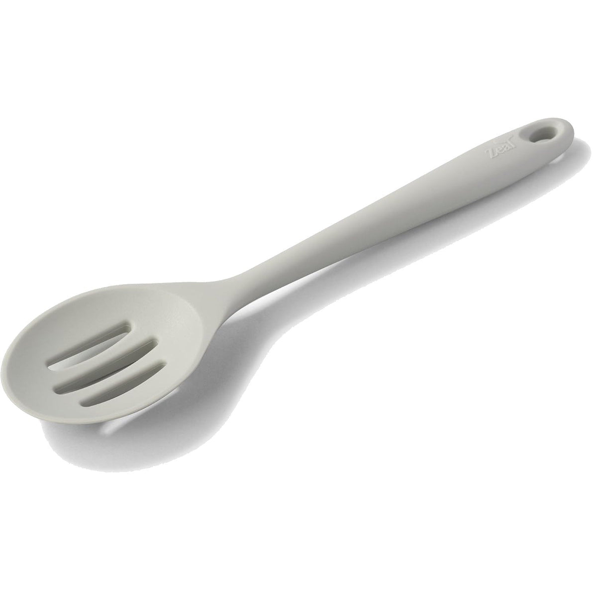 Silicone Slotted Spoon - Light Grey