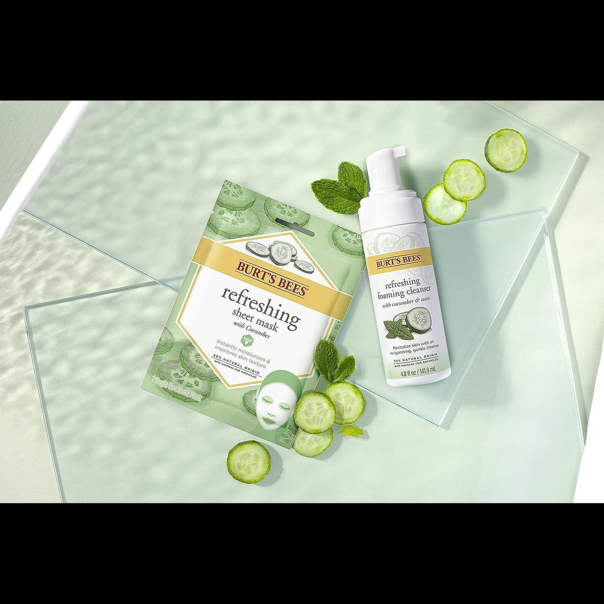 Refreshing Foaming Face Cleanser - Cucumber And Mint