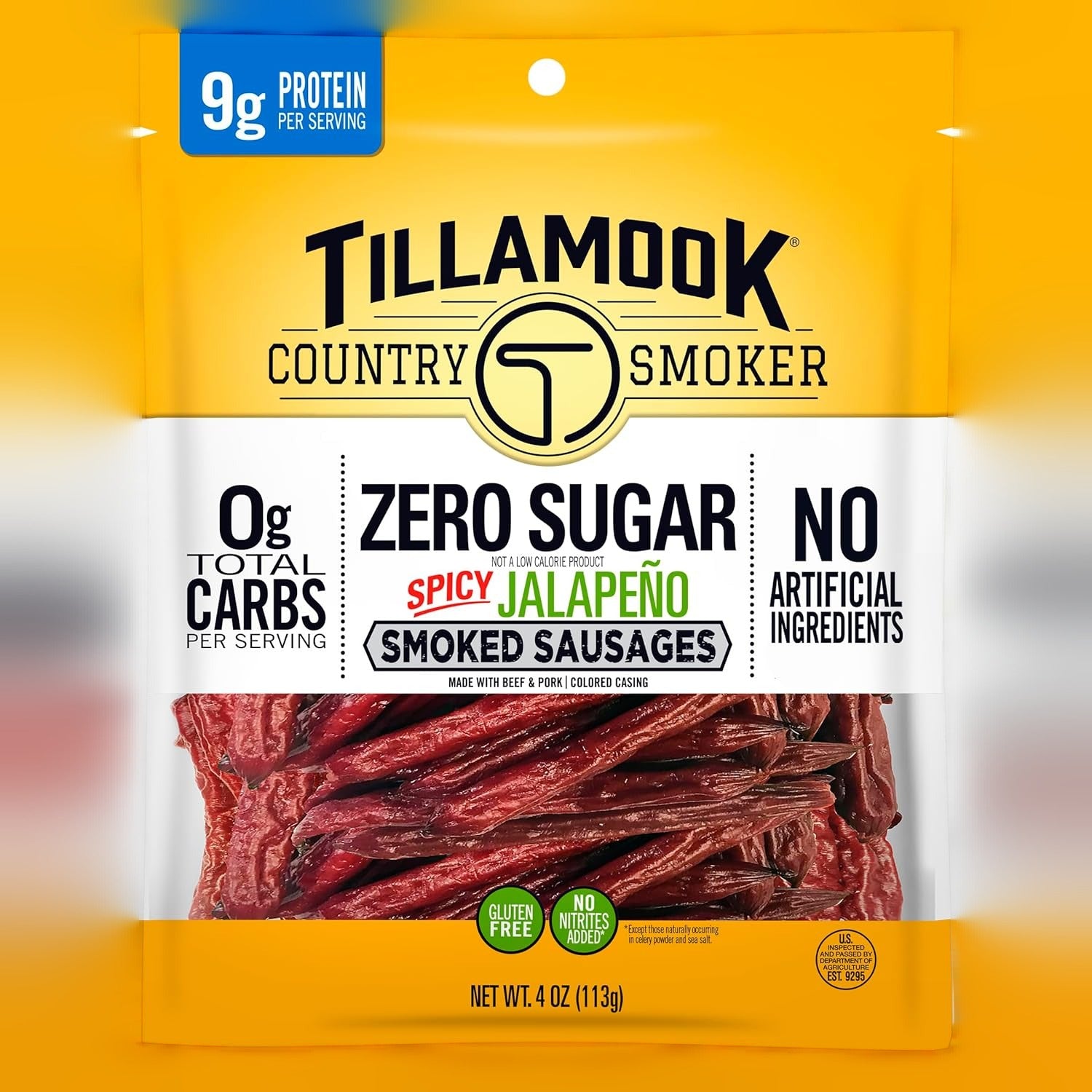 Zero Sugar Jalapeno Smoked Sausage