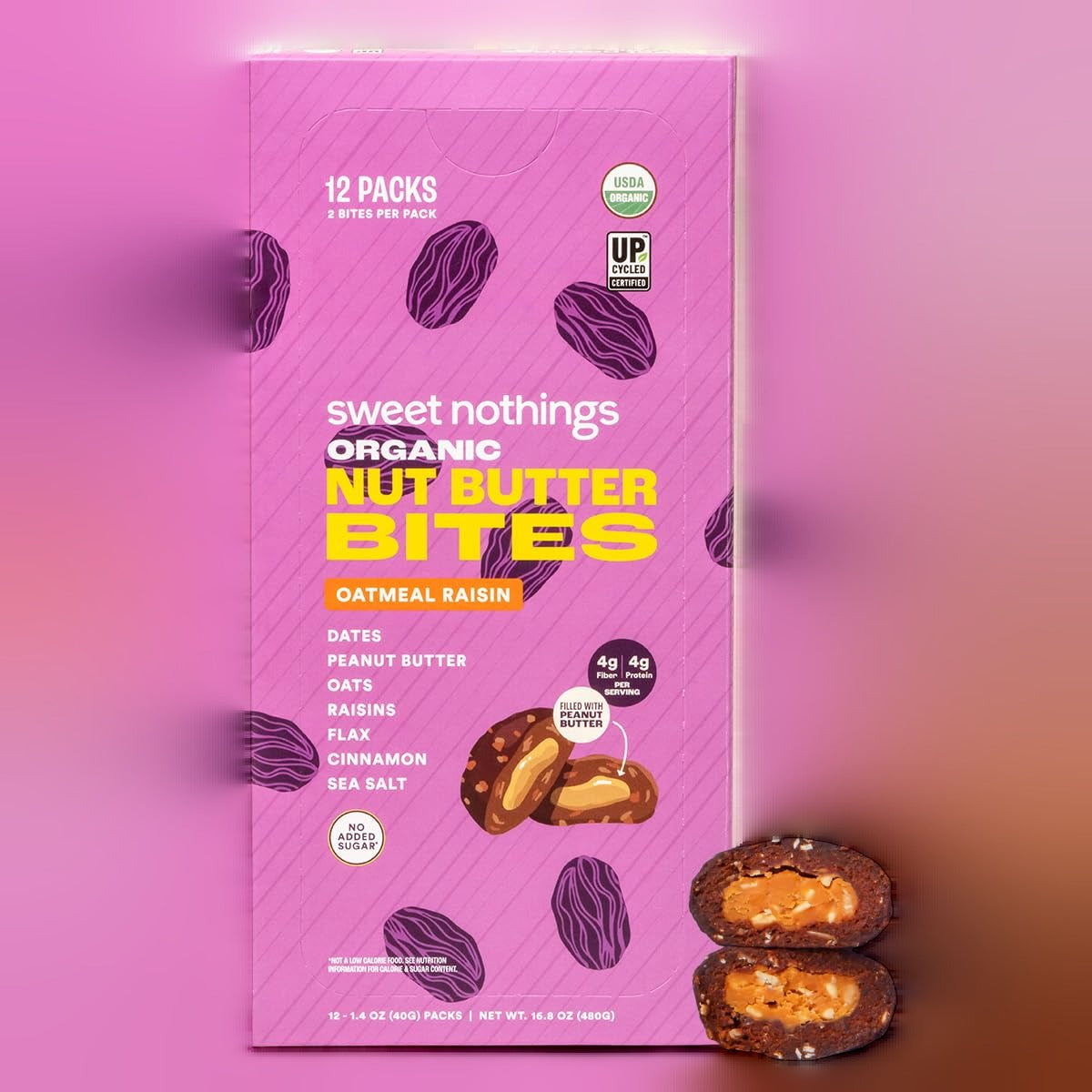 Oatmeal Raisin and Peanut Butter Bites (12 CT)