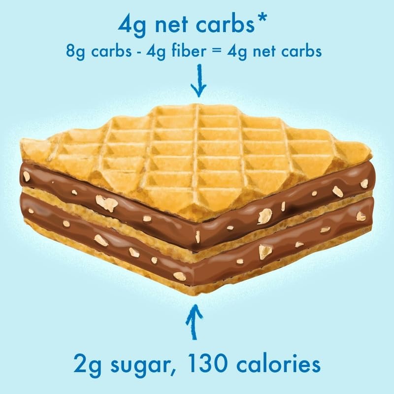 Chocolate Hazelnut Cookie Wafers (6 Pack)