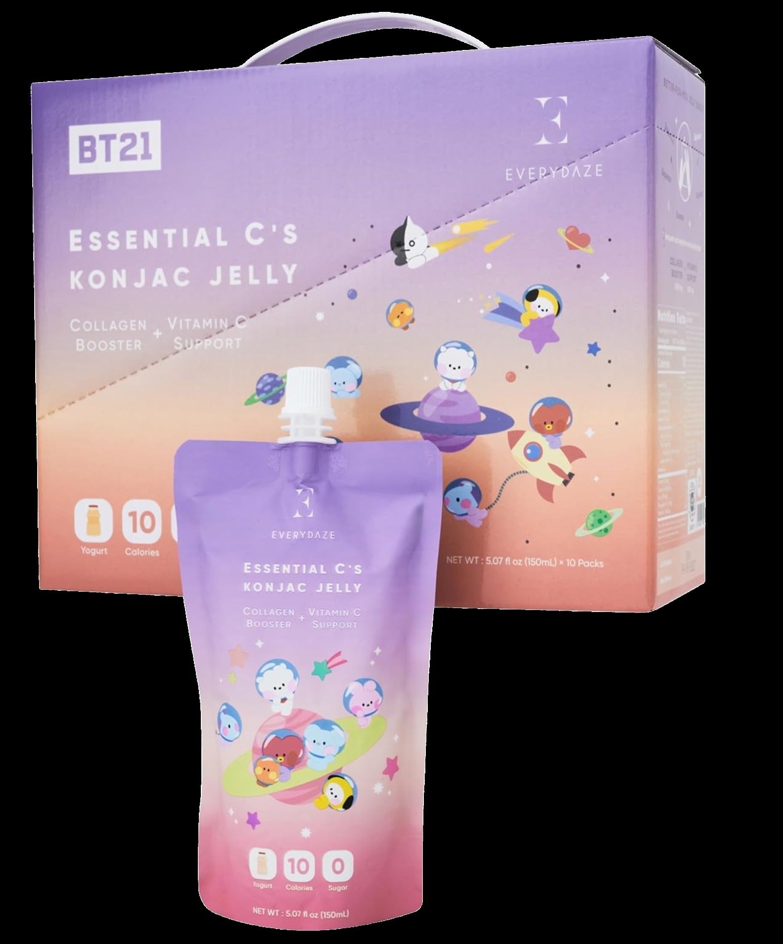 Essential C's Konjac Jelly - Yogurt (10 Pack)