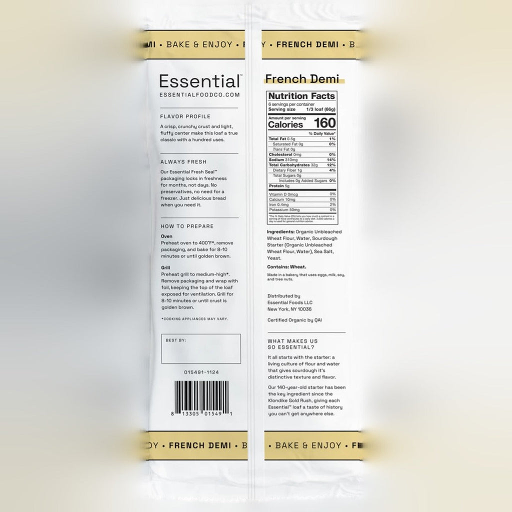 French Demi Baguette (2 Pack)