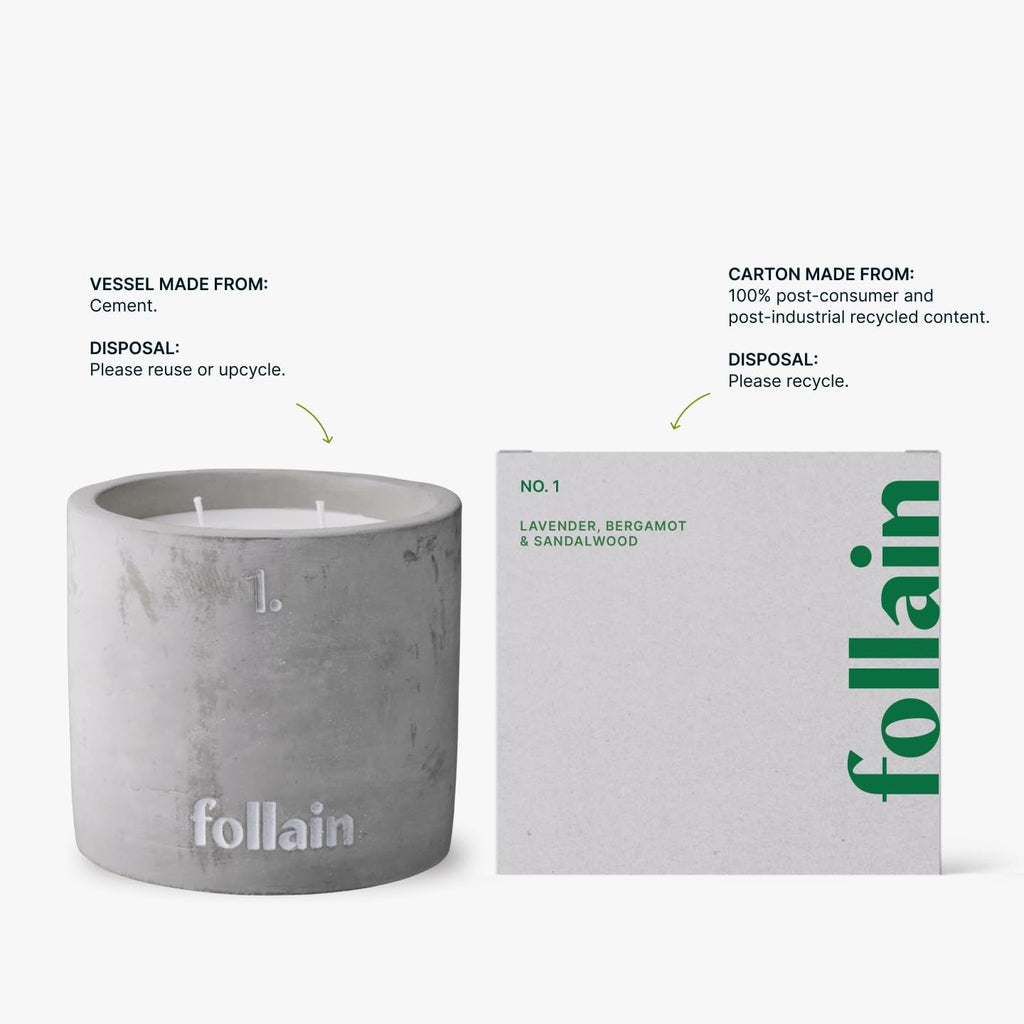 Candle No. 1 - Lavender Bergamot & Sandalwood