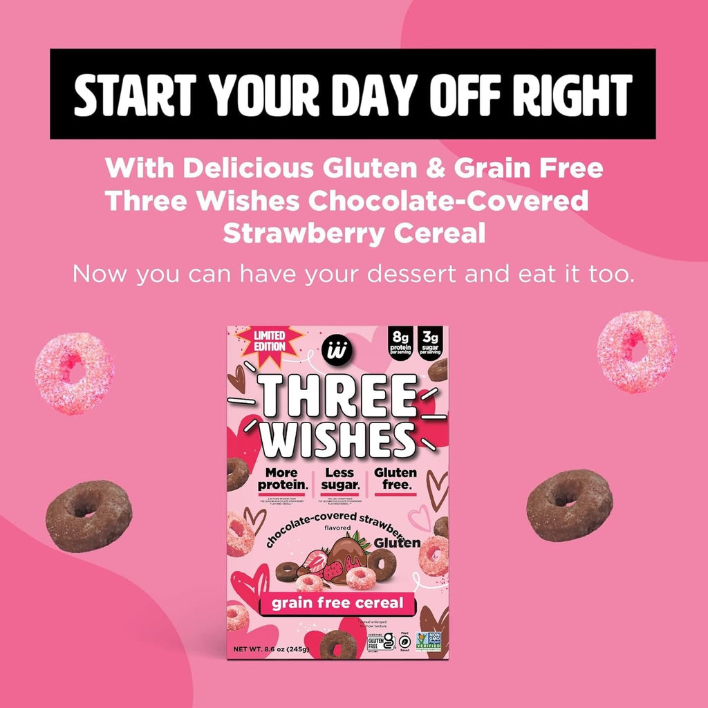 Chocolate Strawberry Protein Cereal