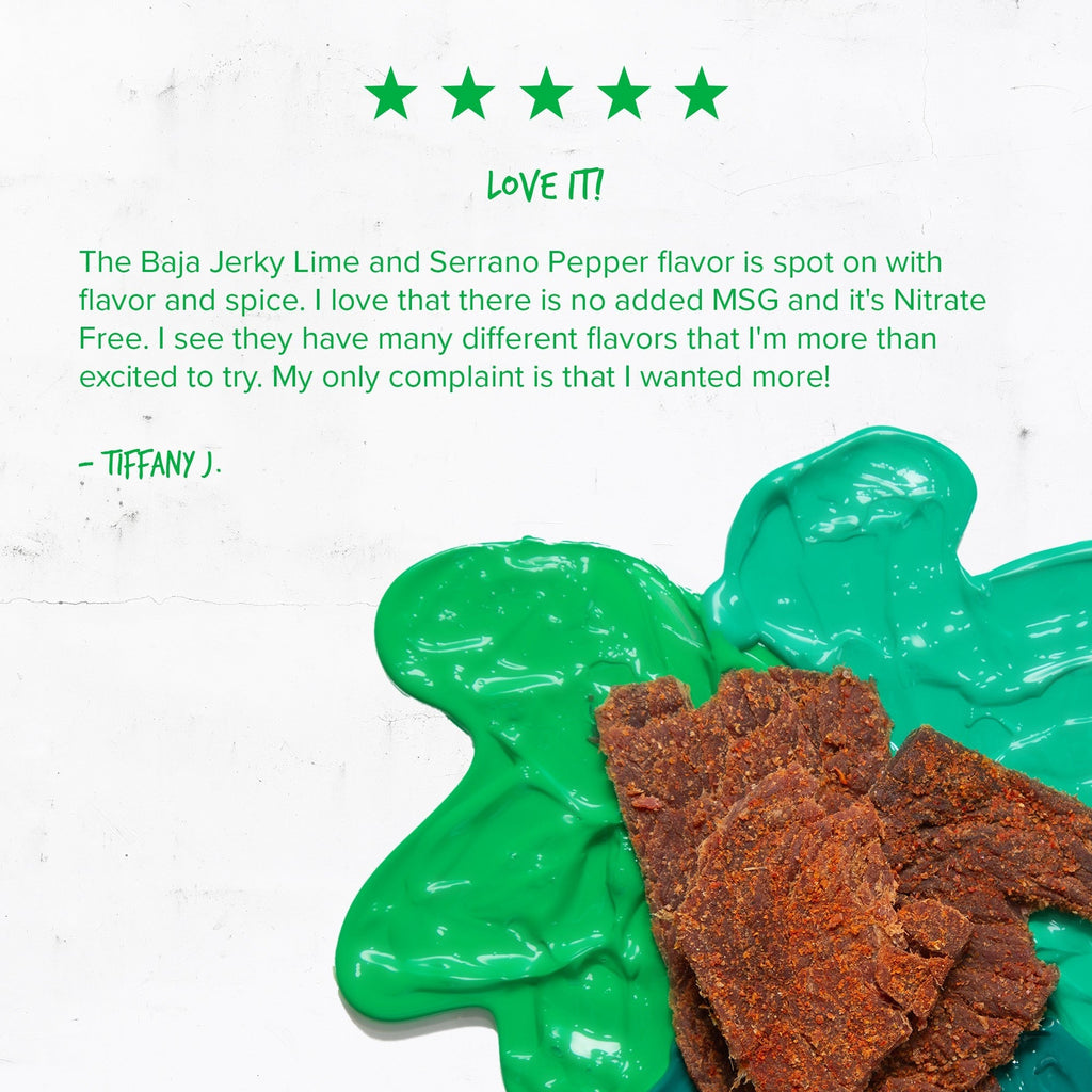 Lime & Serrano Pepper Beef Jerky (12 Pack)