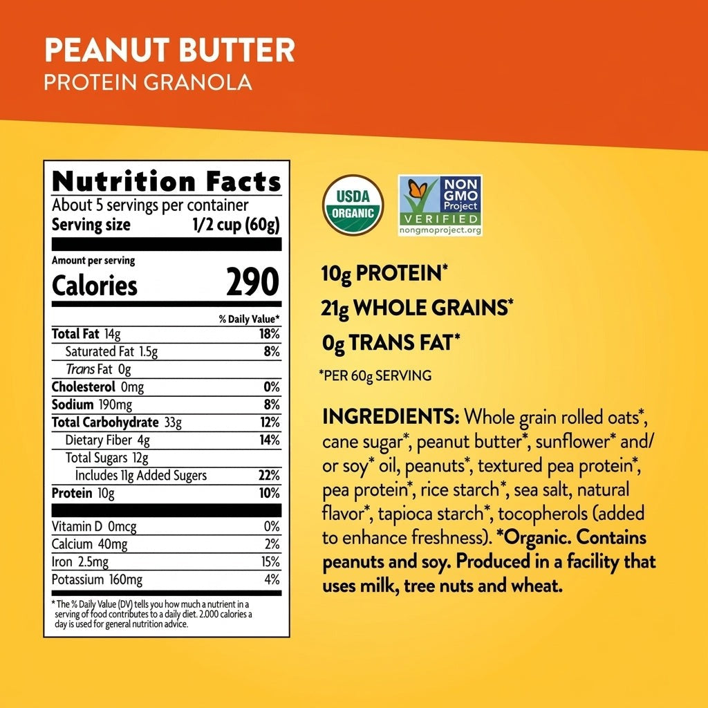 Peanut Butter Protein Granola