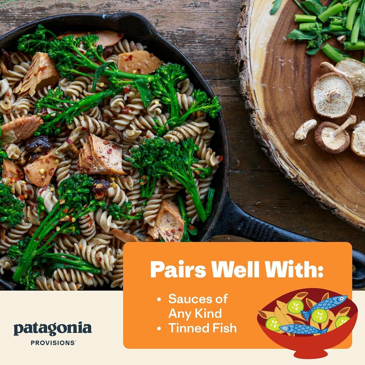 Regenerative Organic Certified Fusilli Pasta