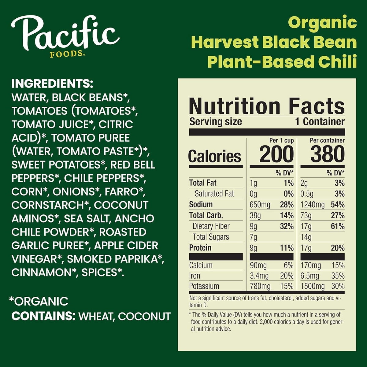 Organic Harvest Black Bean Chili