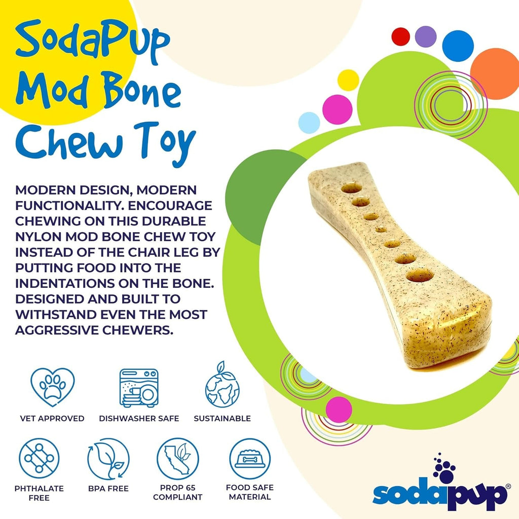 Mod Bone – Durable Dog Chew Toy and Treat Dispenser