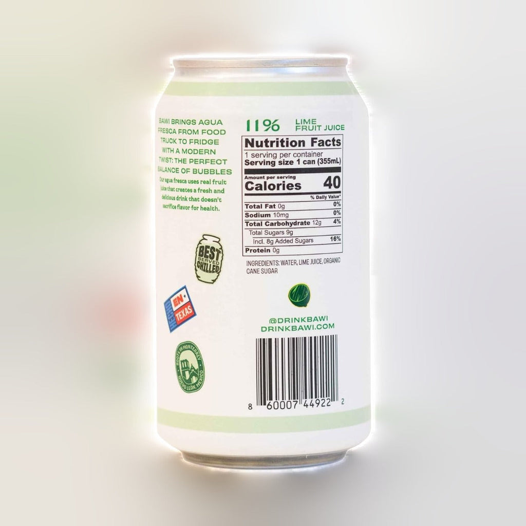 Sparkling Agua Fresca El Limon - Lime (4 Pack)