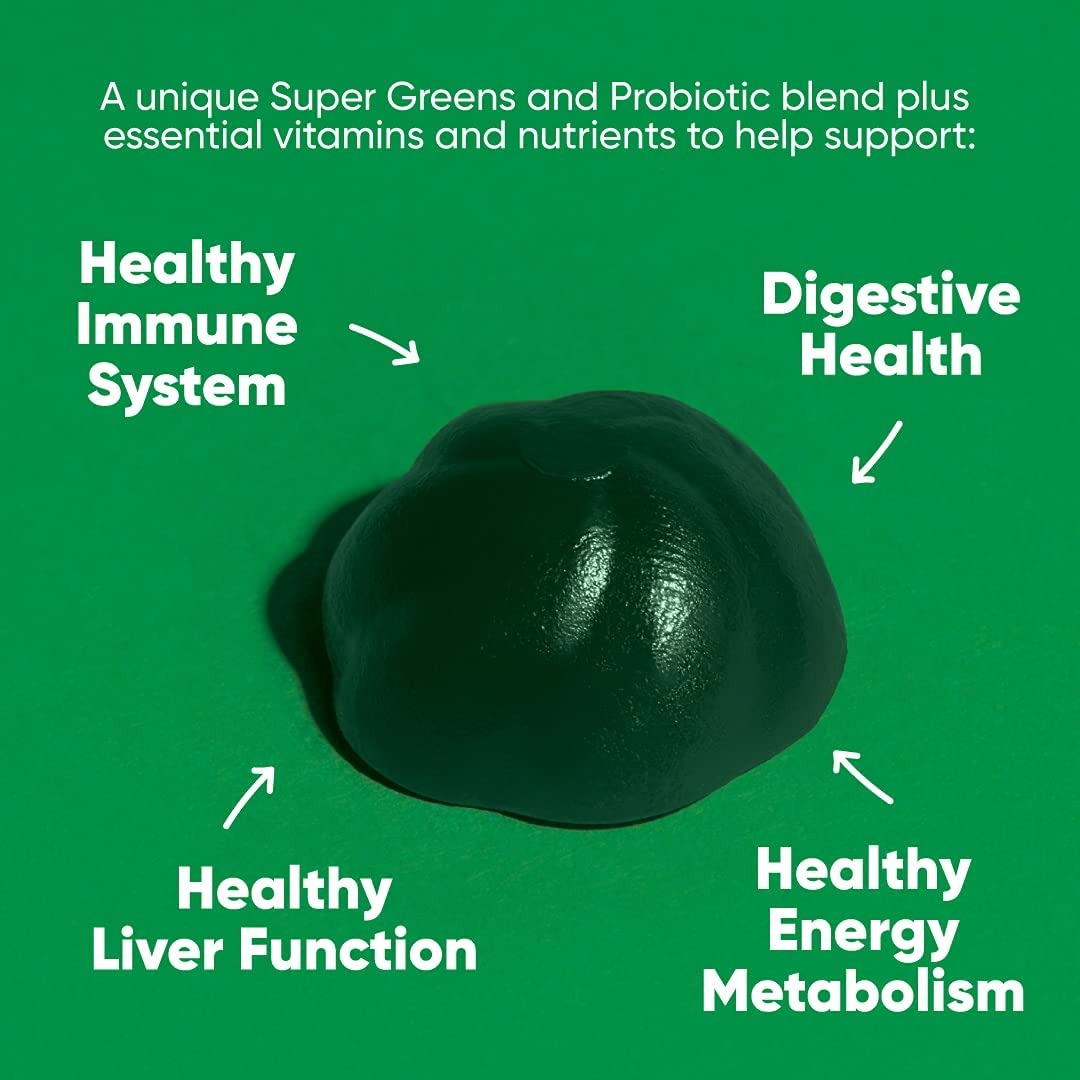 Mixed Berry Super Green Gummies 60 Ct