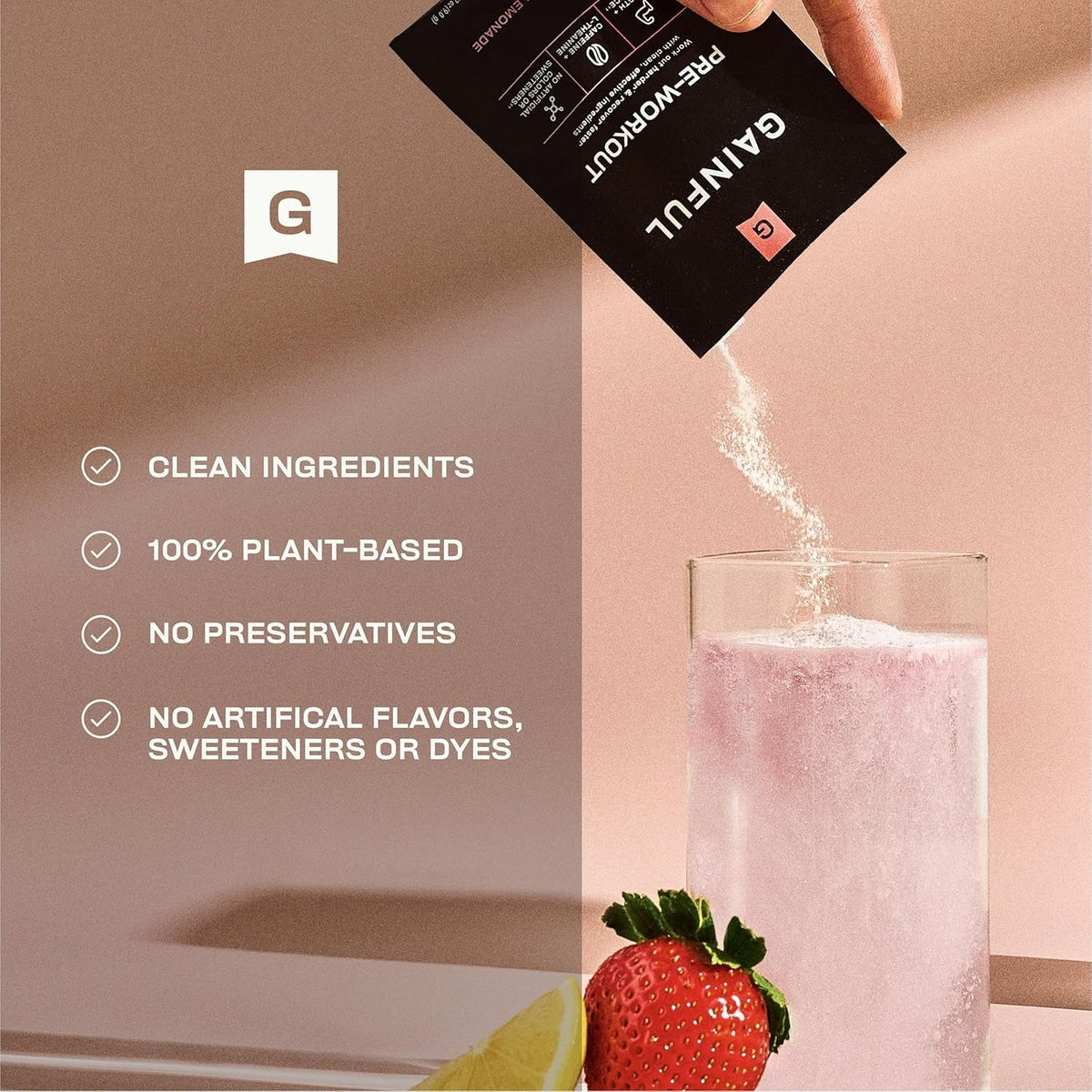 Single Serve Pre-Workout Sachets - Strawberry Lemonade (10 CT)