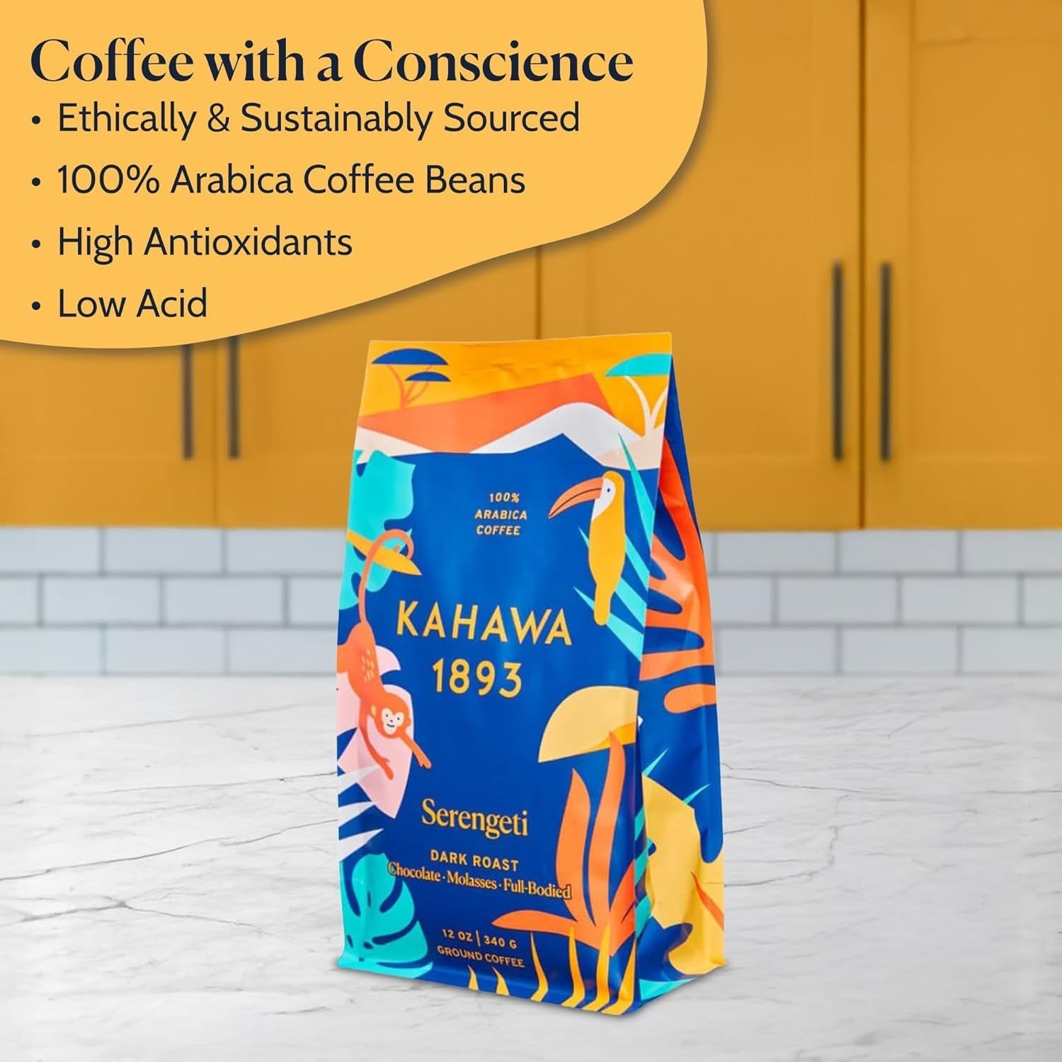 Serengeti Dark Roast Ground Coffee