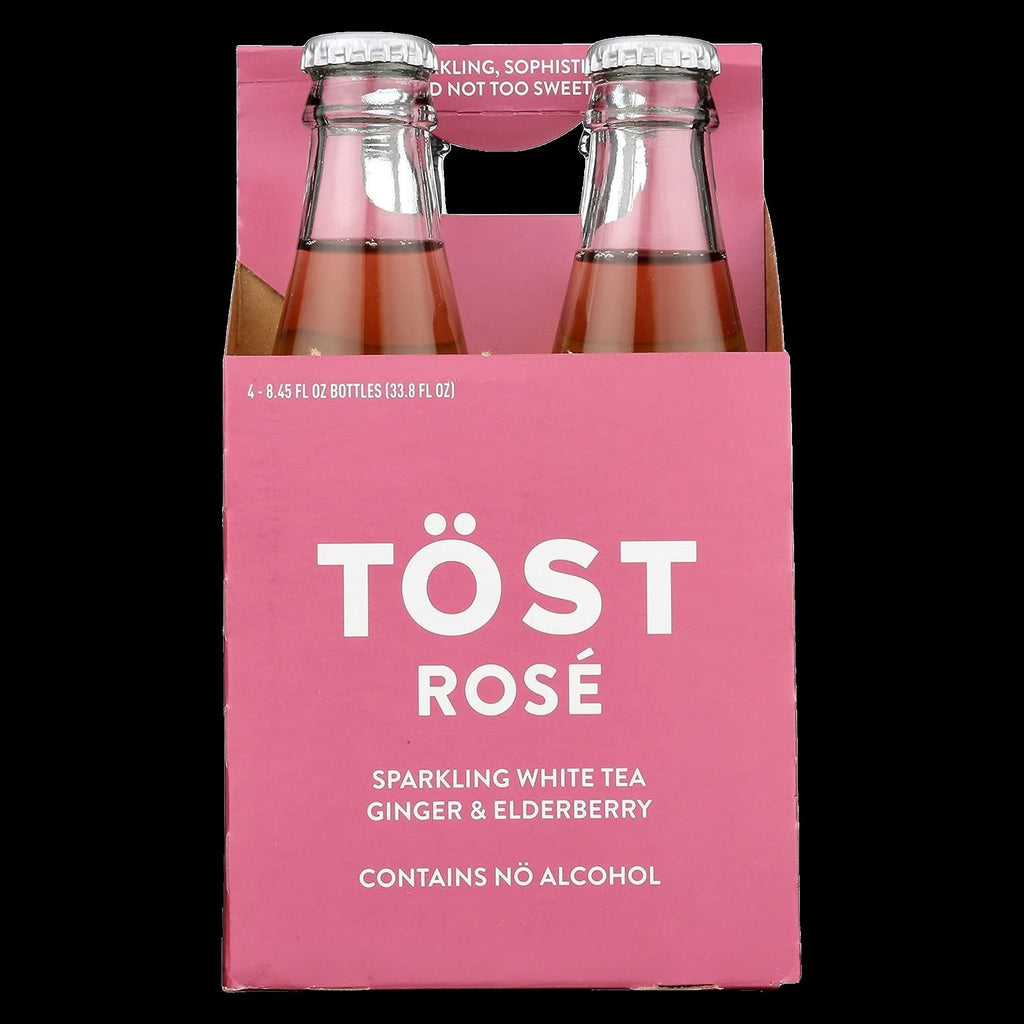 Sparkling Rose White Tea Ginger & Elderberry (4 Pack)