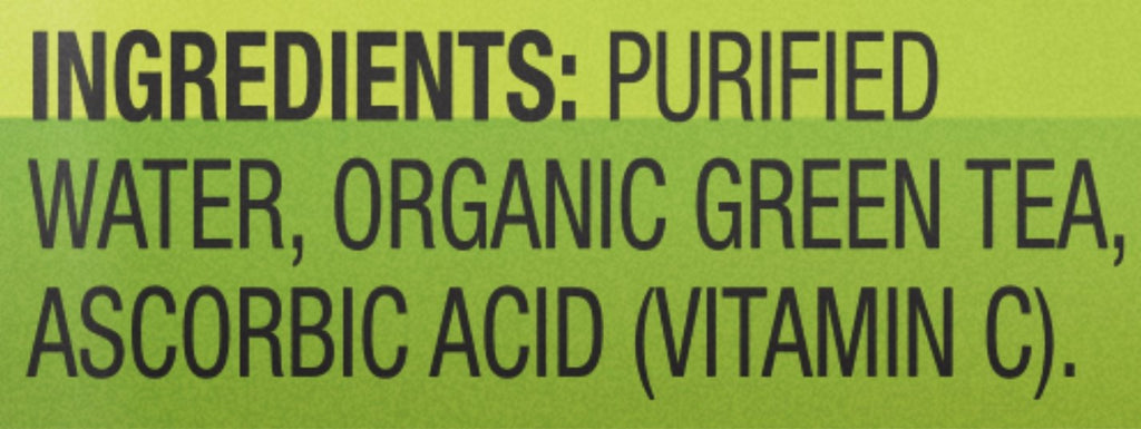 Organic Unsweetened Pure Green Tea
