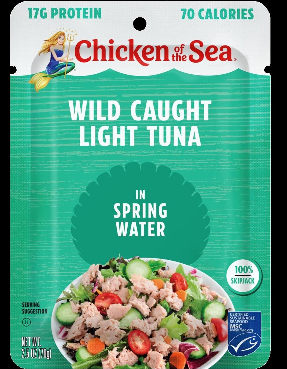 Wild Caught Light Tuna In Spring Water (12 Pack)