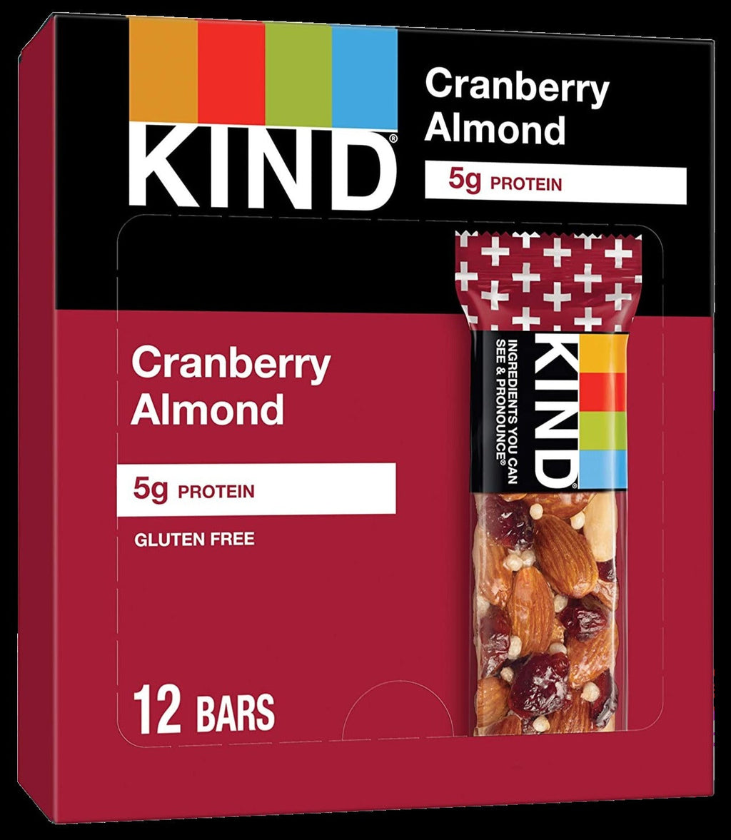 Cranberry Almond Plus Bar (12 Pack)