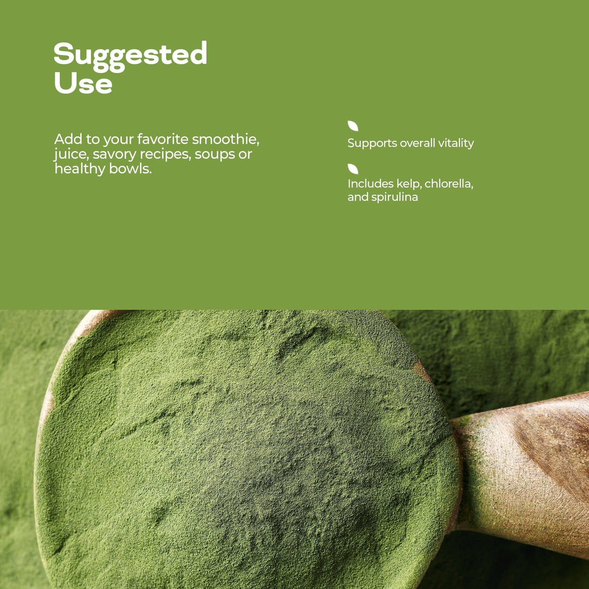Organic Marine Greens Blend Powder