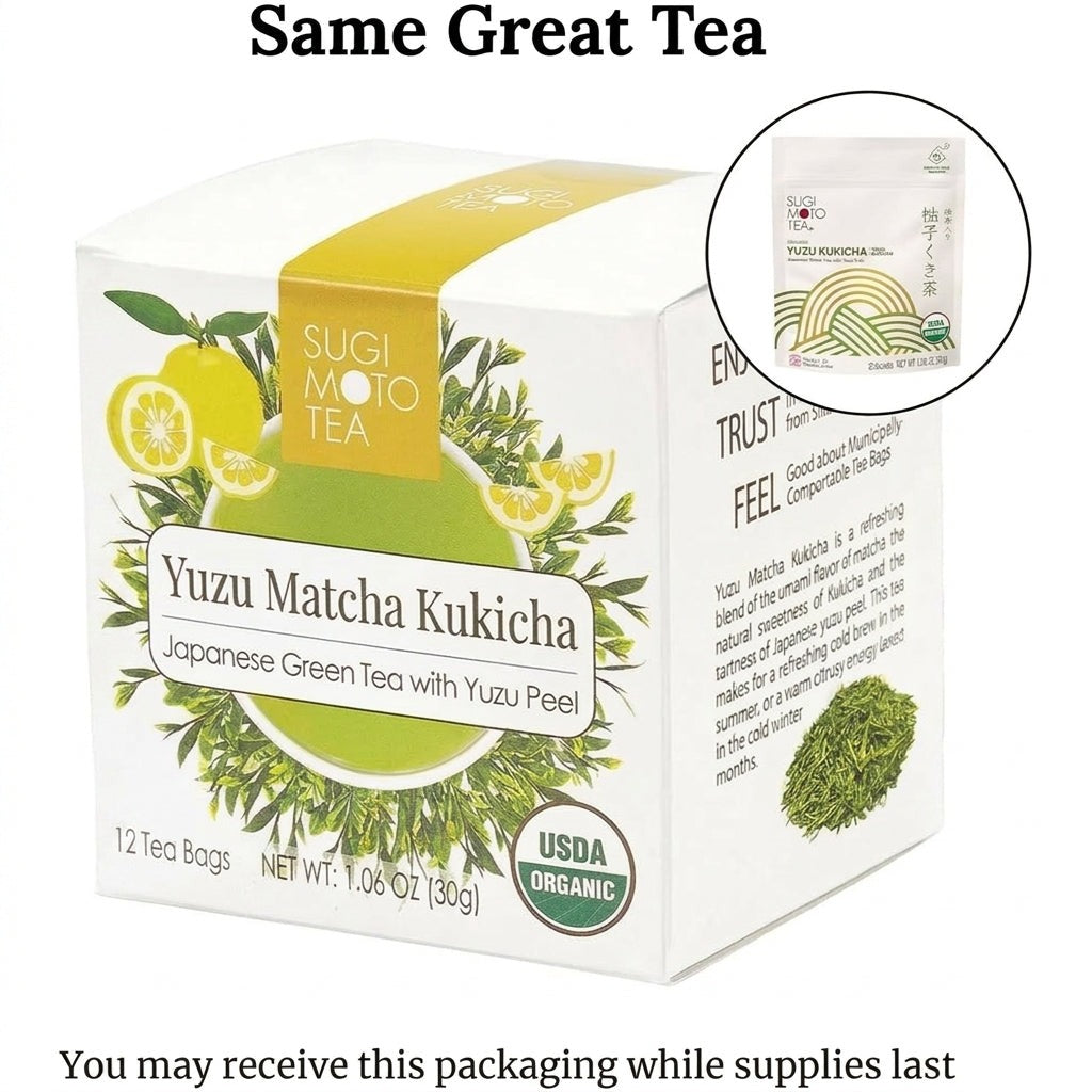 Yuzu Matcha Kukicha Tea Bags (12 CT)